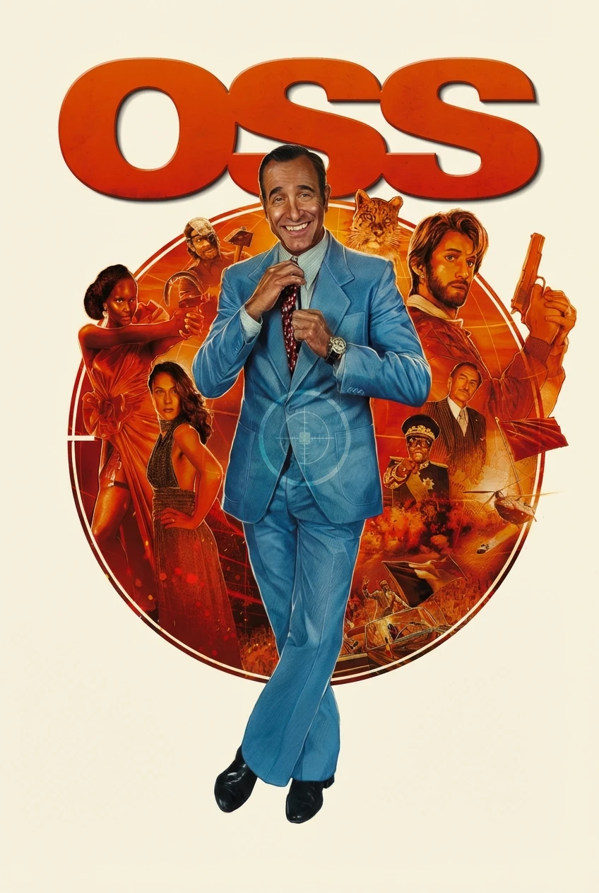 دانلود فیلم OSS 117: Lost in Rio 2009 او اس اس ۱۱۷: ریو دیگر جواب نمی‌دهد
