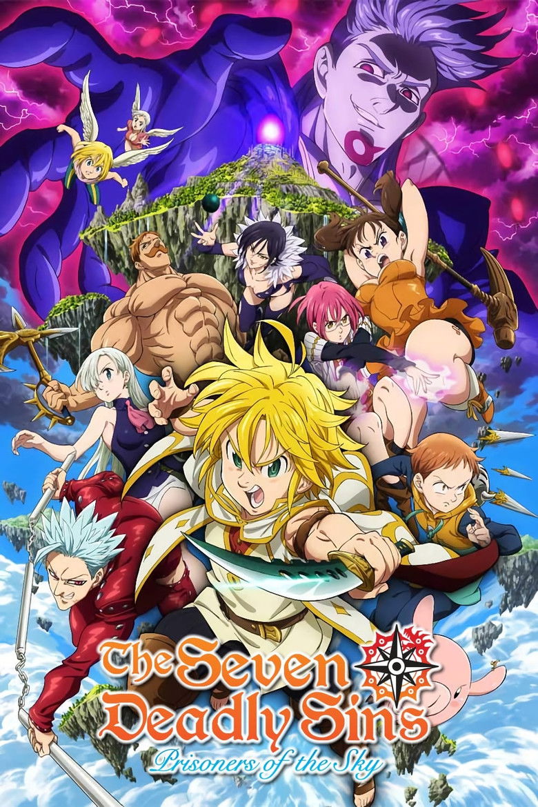 دانلود فیلم The Seven Deadly Sins: Prisoners of the Sky 2018 هفت گناه کبیره: زندانیان آسمان