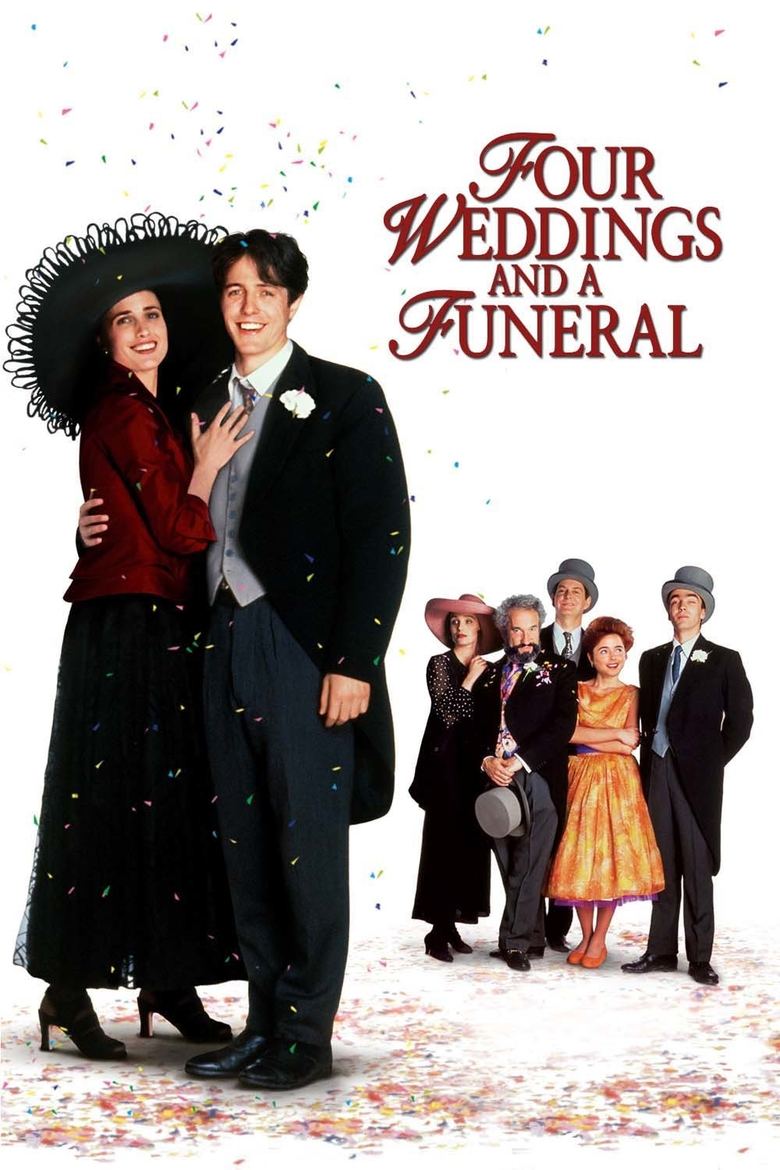 دانلود فیلم Four Weddings and a Funeral 1994 چهار عروسی و یک تشییع جنازه